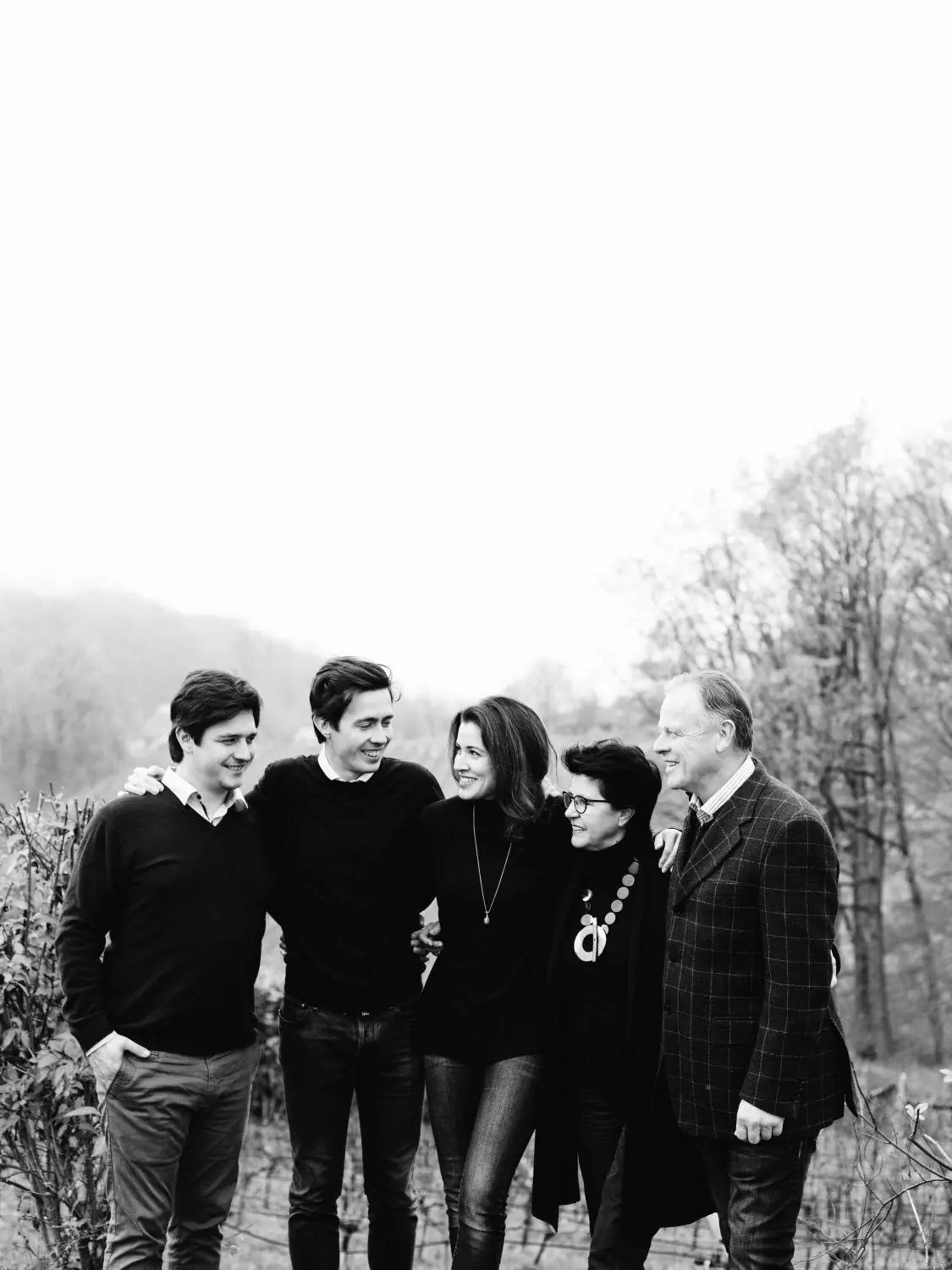 Familie Tement in den Weinbergen der Südsteiermark