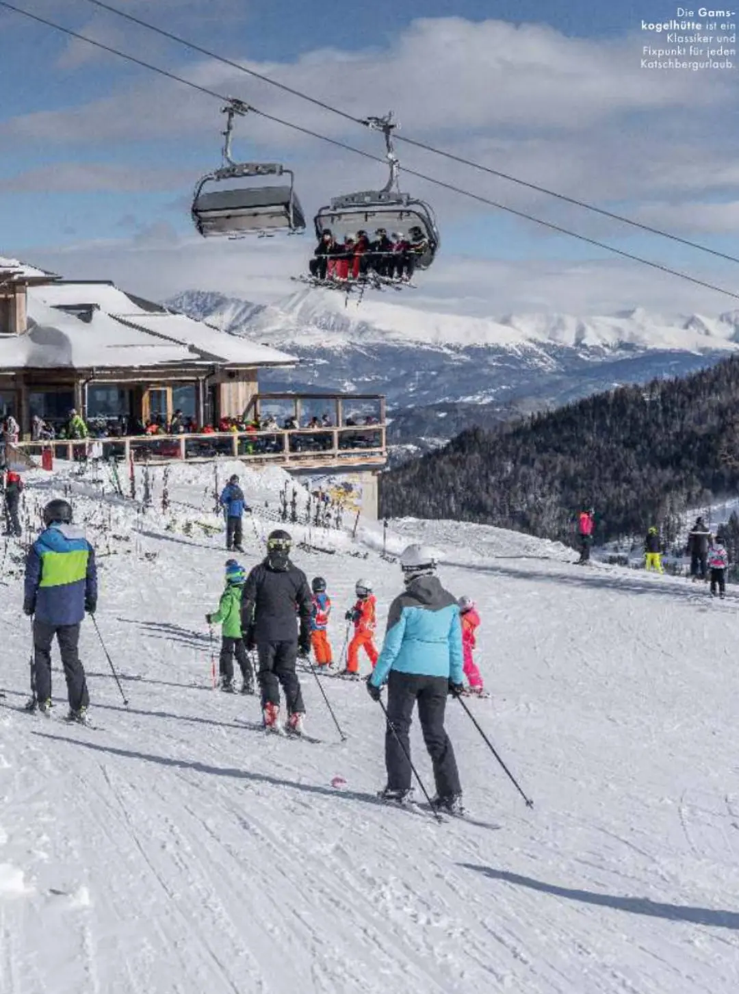 Die Gamskogelhütte am Katschberg im Winter