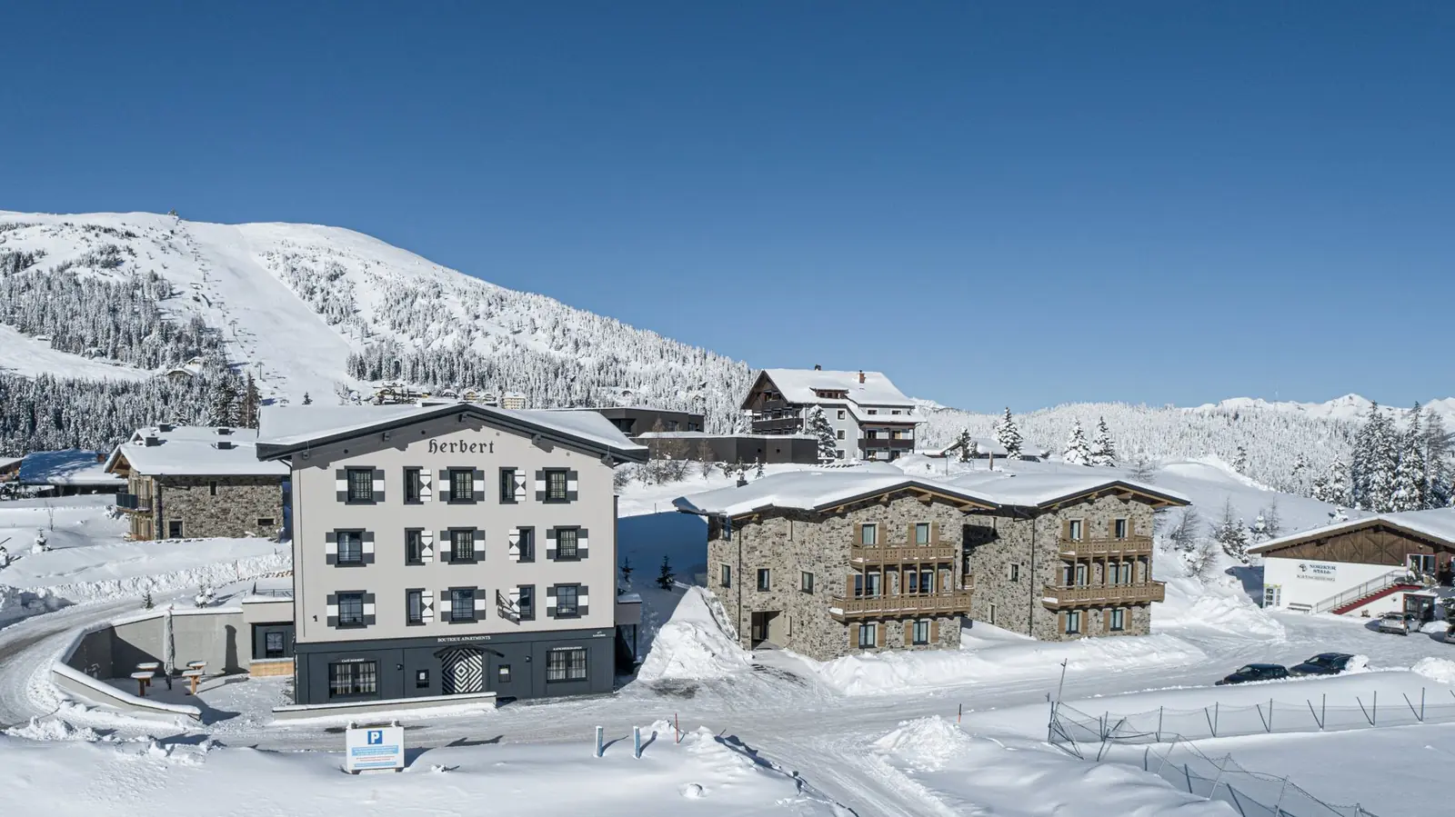 Boutique-Apartments Herbert und Kauz Chalets im Winter